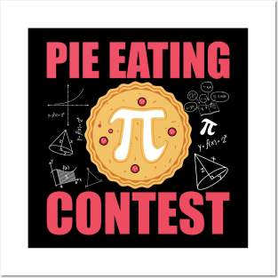 Pie eating contest Posters and Art